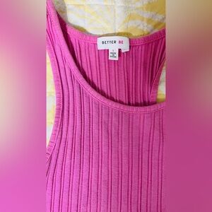 Better Be Fuchsia Ribbed Sleeveless Top